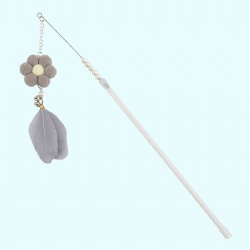 Elegant Feathers Comfortable Grip Telescopic Funny Cat Stick Bell Cat Toy